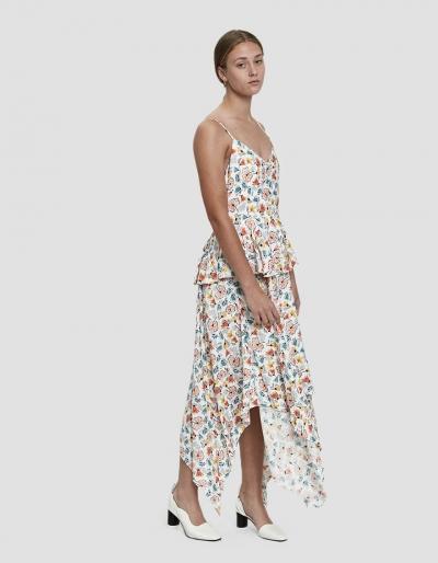 Farrow Madison Tiered Handkerchief Dress