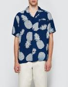 Beams Plus Indigo Aloha S/s Shirt In Indigo