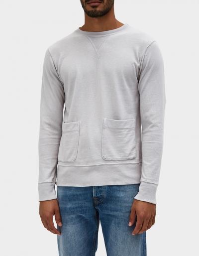 Velva Sheen Heavy Oz. Crewneck Sweatshirt In Grey
