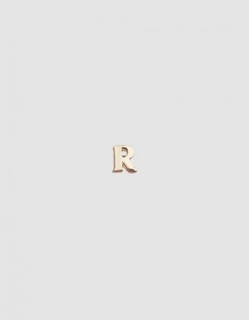 Loren Stewart Single Alphabet Stud Earring In R