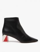 Neous Tricolor Ankle Boot In Black
