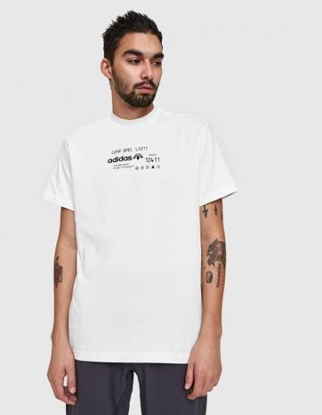 Adidas X Alexander Wang Aw Graphic Tee In Core White