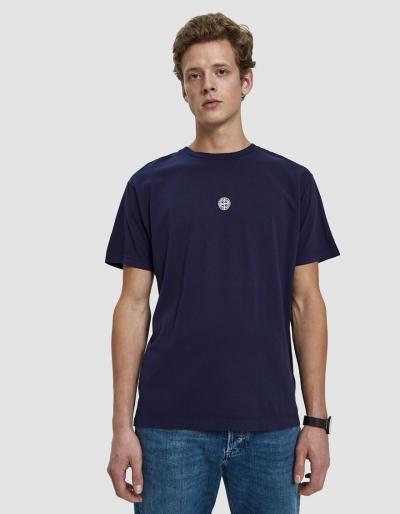Stone Island Stone Island Logo Tee In Ink