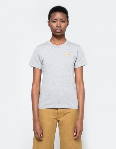 Comme Des Gar Ons Play Gold Heart Play T-shirt