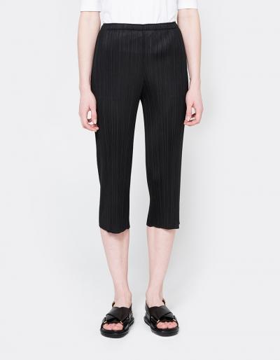 Pleats Please By Issey Miyake Basics Pants In Black