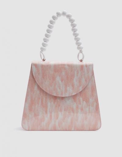 Maryam Nassir Zadeh Sophie Bag In Pink Tortoise