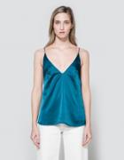 Farrow Gwynn Slip Tank In Teal