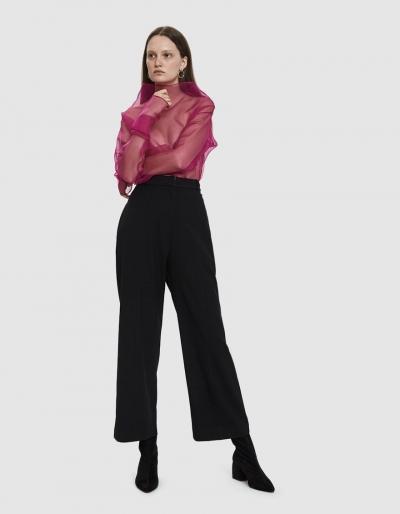 Collina Strada Nova Sheer Organza Top