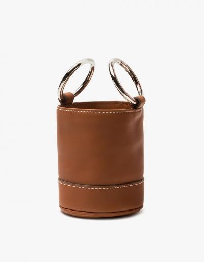 Simon Miller Bonsai 15 Cm Bag In Dark Tan