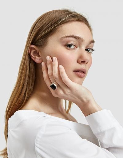 Sophie Buhai Grandfather Onyx Ring