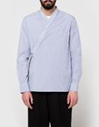 3.1 Phillip Lim Ls Kimono Shirt With Floral Embroidery