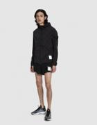Satisfy Packable Hooded Windbreaker In Black