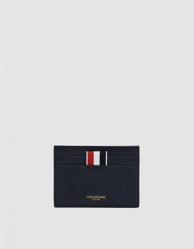 Thom Browne Card Holder W/ Contrast 4 Bar