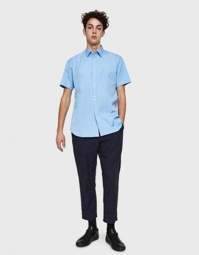 Comme Des Gar Ons Shirt Narrow Classic Plain Double Button
