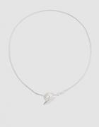 Another Feather Silver Ore Choker Necklace