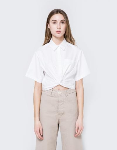 T By Alexander Wang Twist Front Crop
