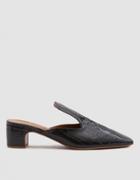 By Far Shoes Alexa Lizard Embossed