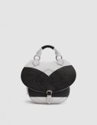 Maison Margiela Small Shoulder Bag In White/black