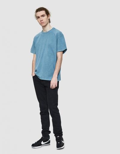 John Elliott Big Tee In Washed Ocean