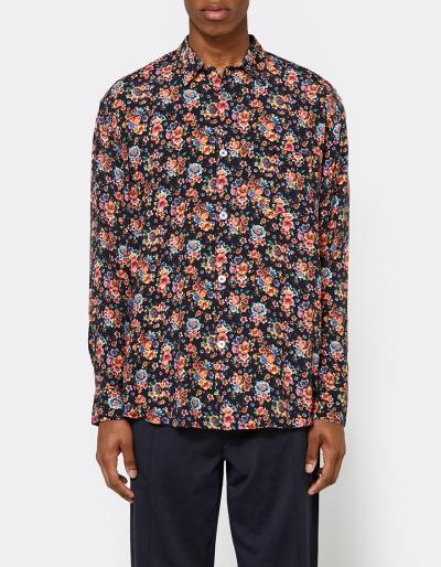 Our Legacy Initial Shirt Black Flower Print