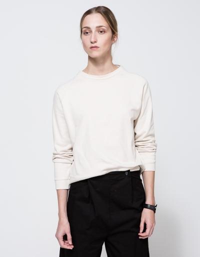 Baserange Basic Sweat In Off White