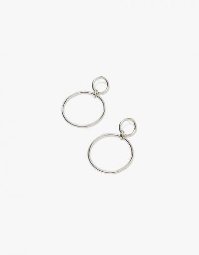 Need Supply Co. Double Circle Drop Earrings