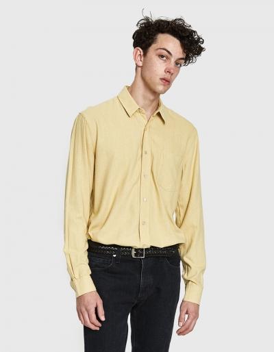 Our Legacy Classic Shirt In Fade Yellow