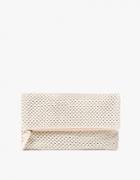 Clare V. Foldover Clutch In Cream