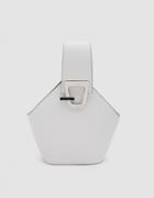 Danse Lente Mini Johnny Bucket Bag In White