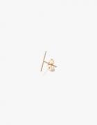 Kathleen Whitaker Long Staple Stud In Rose Gold