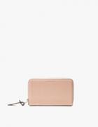 The Horse Block Wallet In Blush And Plum