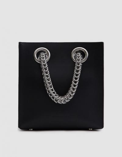 Alexander Wang Genesis Square Shopper With Box Chain