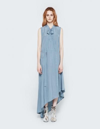 Marni S/l Dress In Illusion Blue