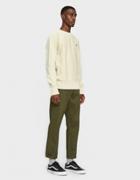 Champion Reverse Weave Rw Crewneck Sweatshirt In Tan