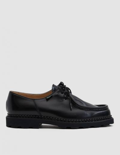 Paraboot Michael Shoe In Gloss Black