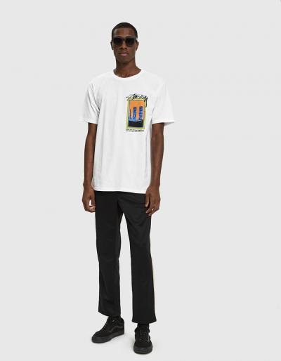 St Ssy S/s Tiki Crewneck Tee In White