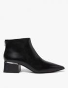 Marni Ankle Boot In Black/silver