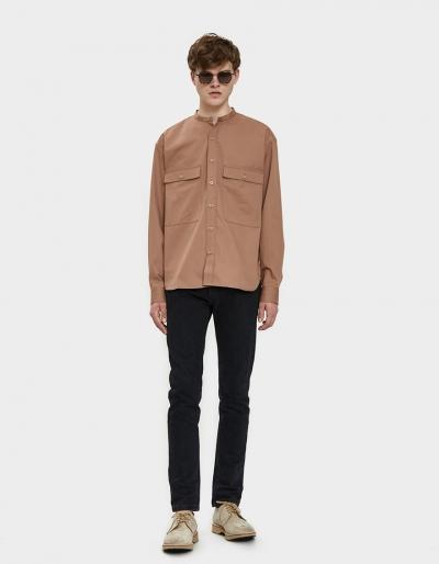 Lemaire Liquette Shirt In Rosewood