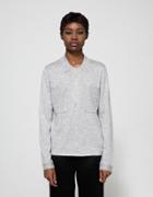 Just Female Polo Zip Knit In Grey