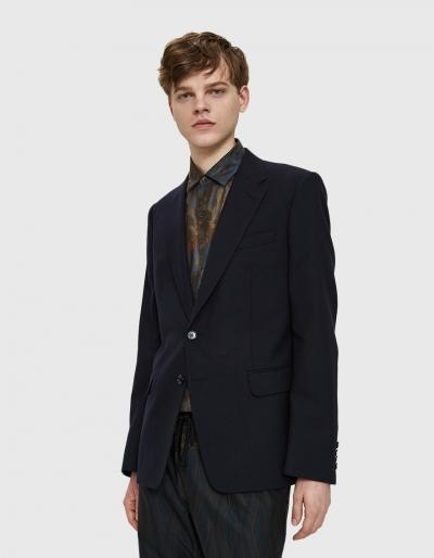 Dries Van Noten Blaine Sportcoat In Navy
