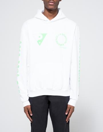 Token Surfboards Mosco Print Hoodie In White