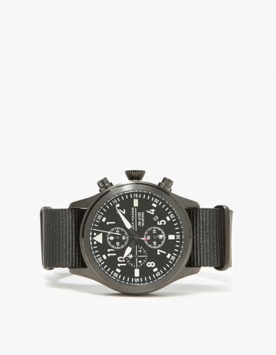 Jack Mason Chronograph In Black Nylon