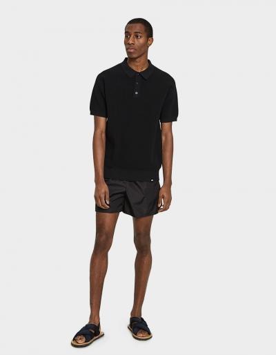 Acne Studios Perry Nylon Swim Trunks In Black