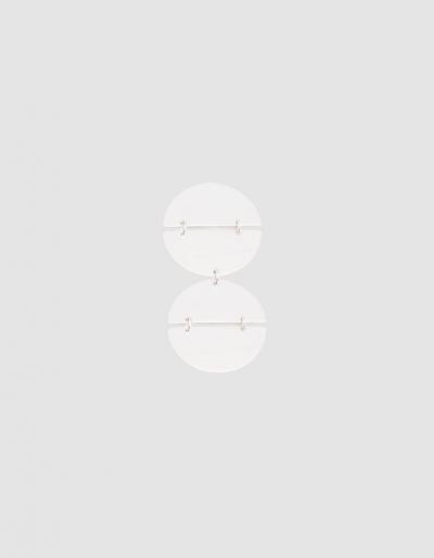 Loren Stewart Single Xl Hinged Disk Earring