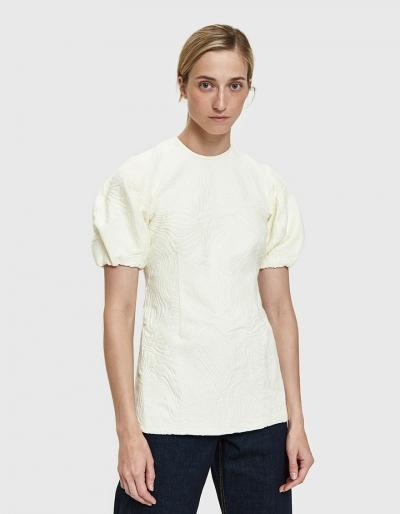 Beaufille Talos Swirl Jacquard Blouse