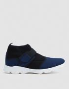 Marni Neoprene Sneaker Shoe In Navy/black