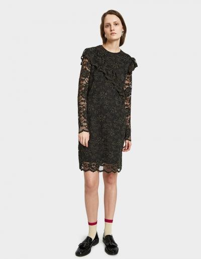 Ganni Flynn Ruffle Trim
