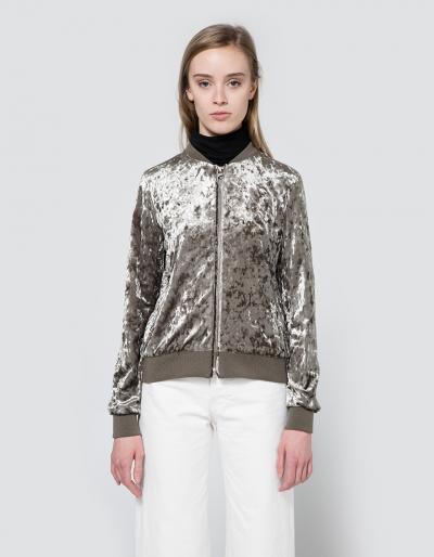 Farrow Crushed Velvet Bomber