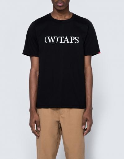 Wtaps Bracket Tee In Black