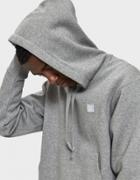 Acne Studios Ferris Face Hoodie In Light Grey